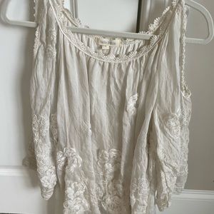 Belle France tunic top, with embroidery, one of my favorites, feminine